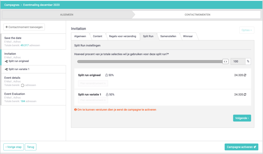 A/B test Basedriver