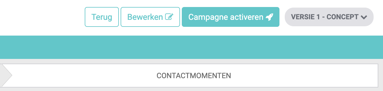 e-mail campagne activeren