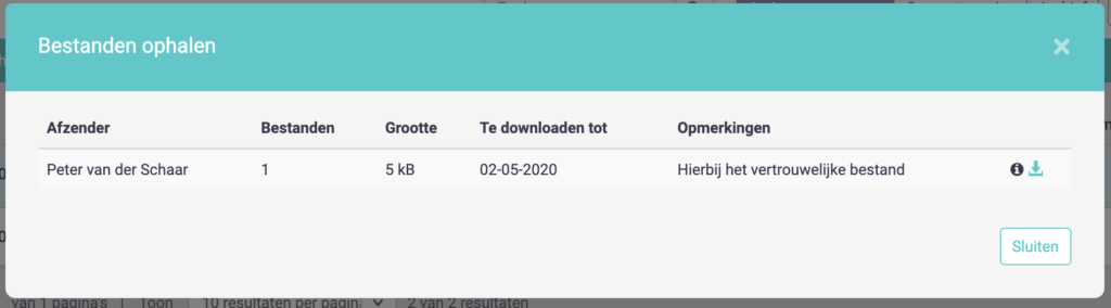 Downloaden van een bestand