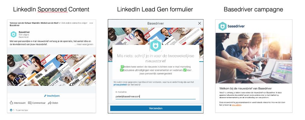 mailinglijst groeien via LinkedIn