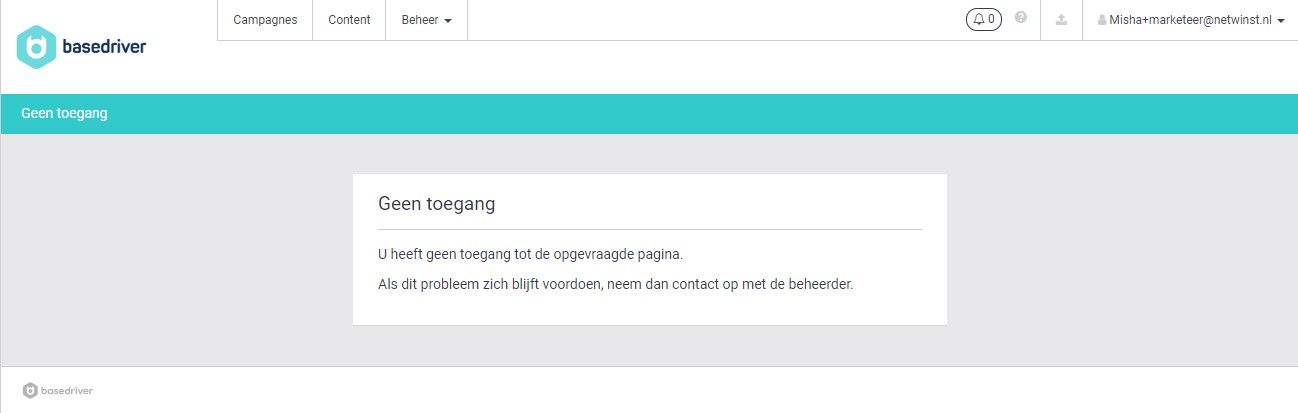 verboden toegang